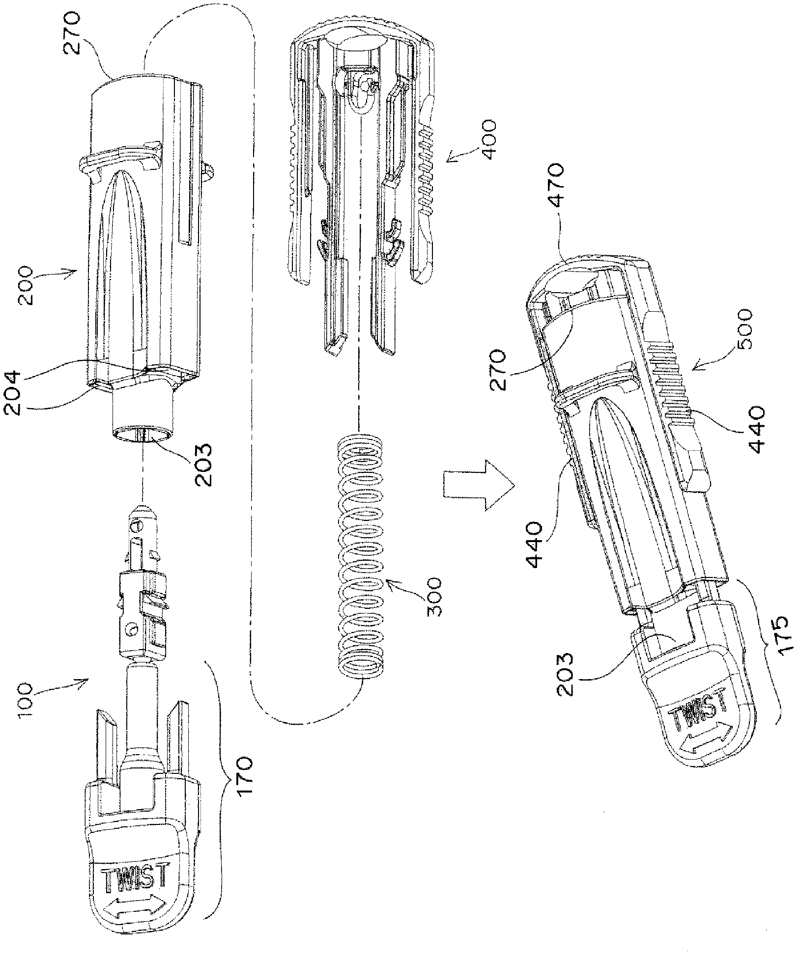 Lancet pricking device