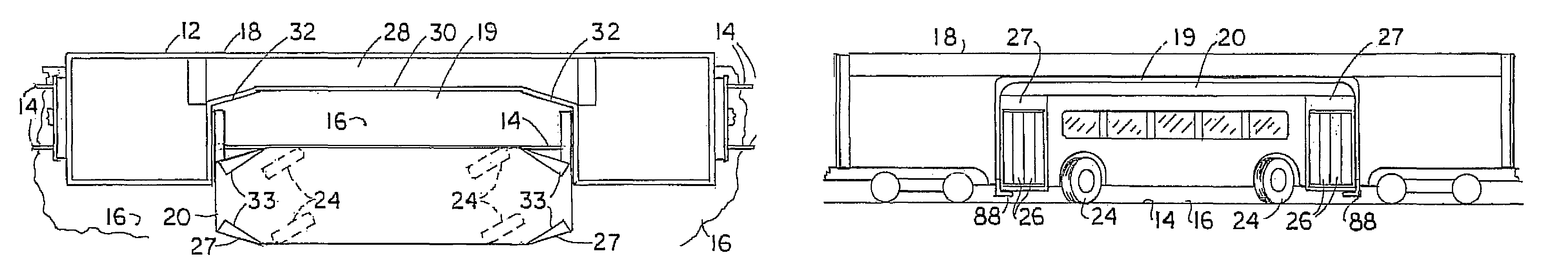 Under-way vehicle transfer