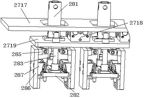 Feeding unit of brake pump shell feeding machine