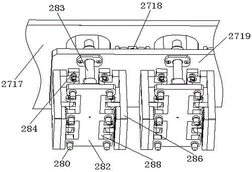 Feeding unit of brake pump shell feeding machine