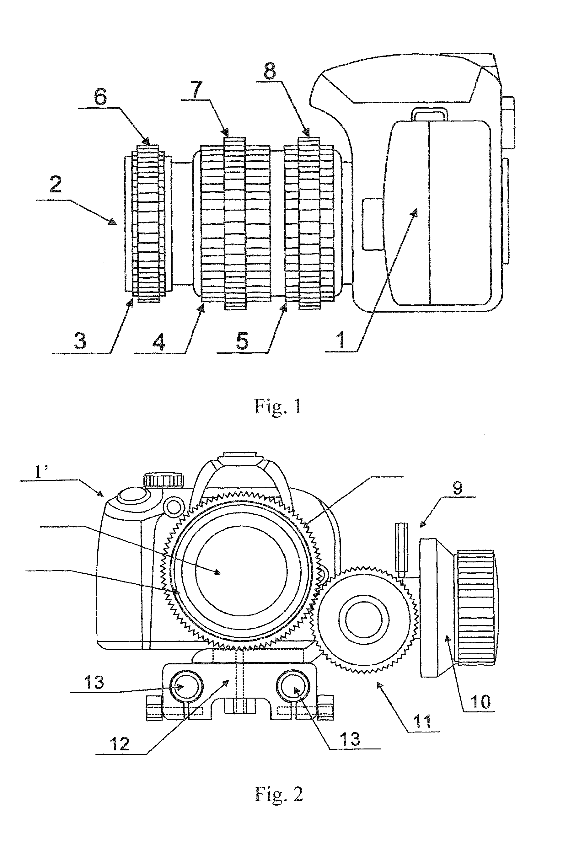 Additional Knurled Ring for Optical Lens