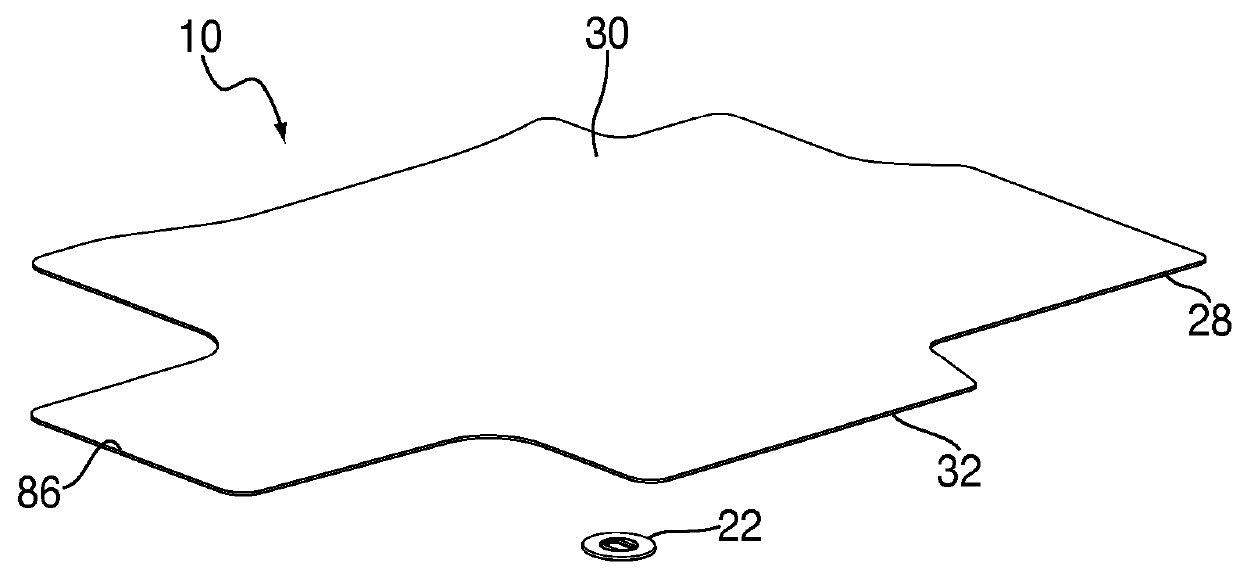 Carpet floor mat having plastic migrating prevention formation, and associated injection mold