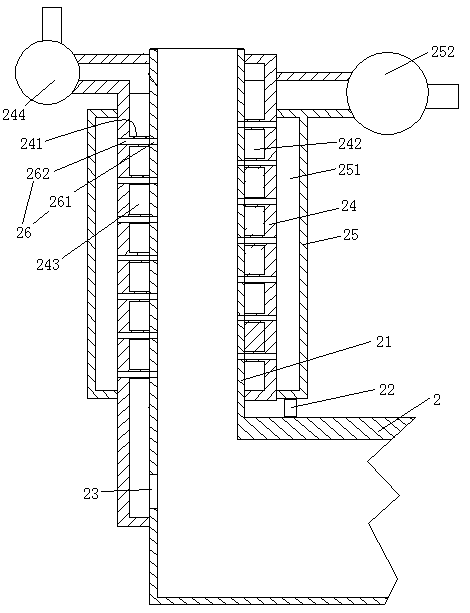 Gas boiler and tail gas cooling and water outlet seal method thereof