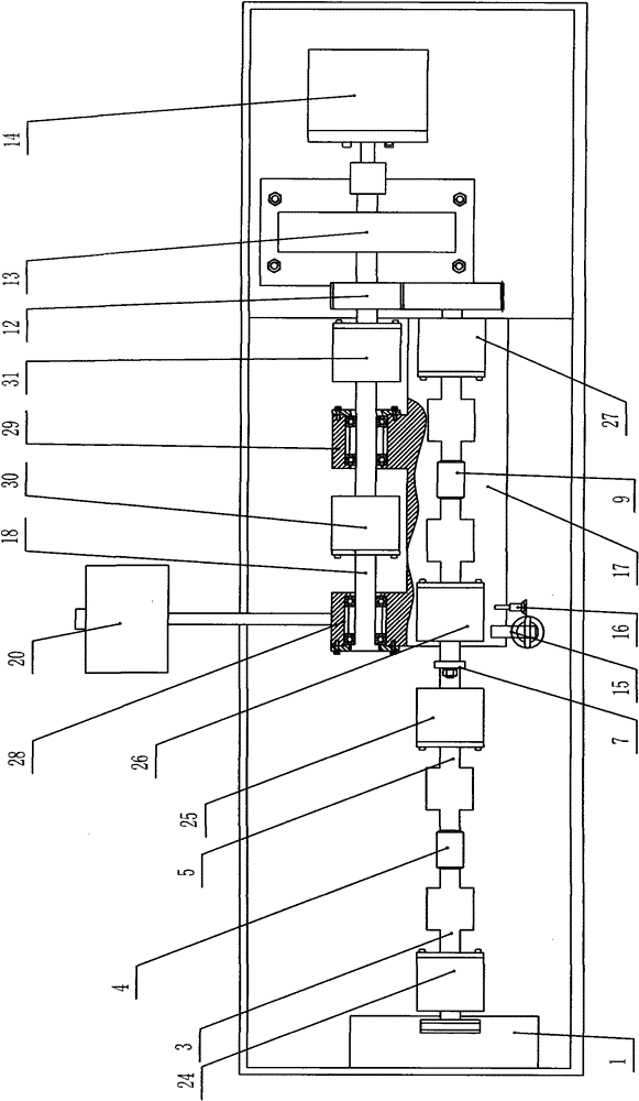 Rolling friction-wear testing machine capable of controlling friction coefficient and slip frequency on line