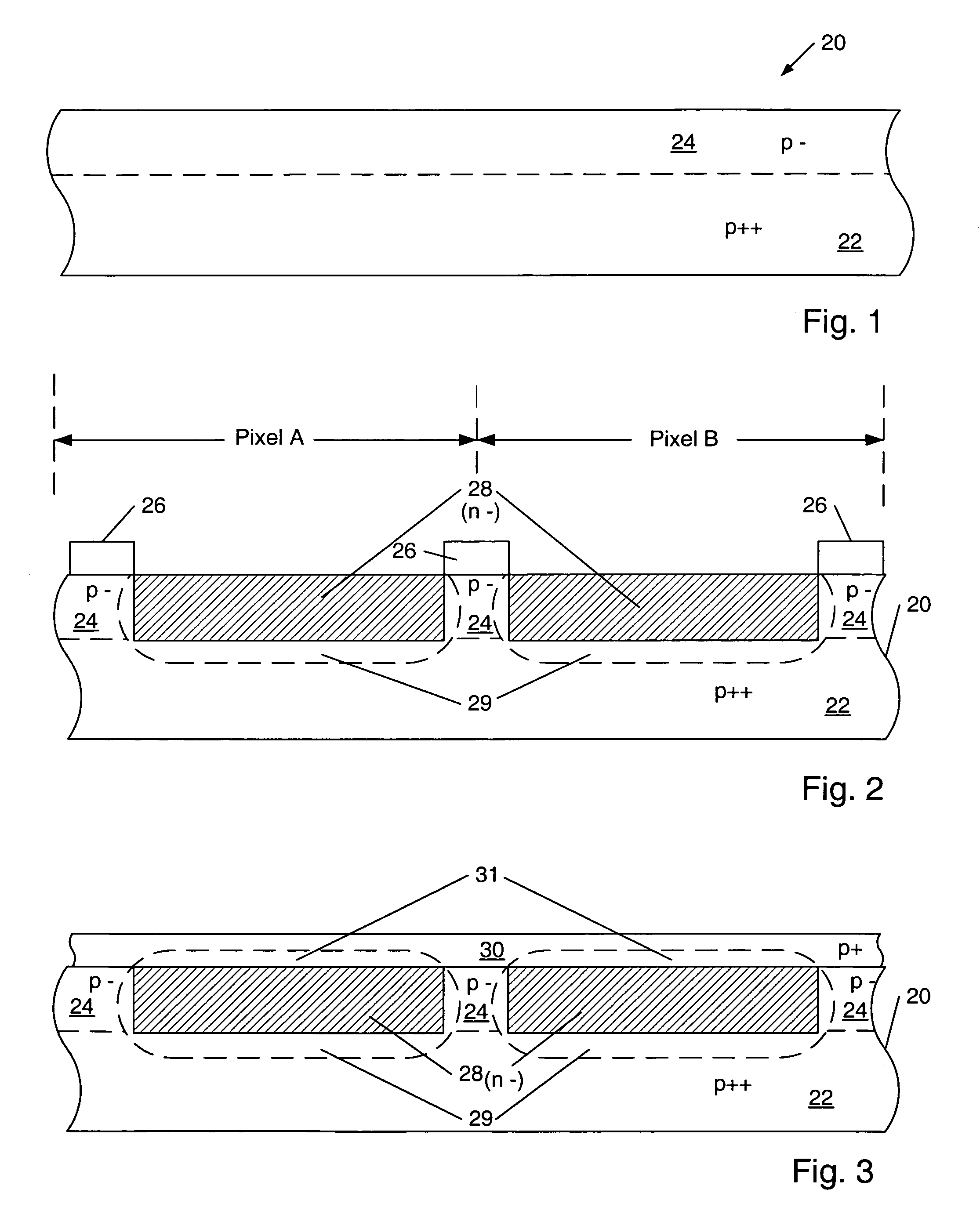 Photodiode having a buried well region