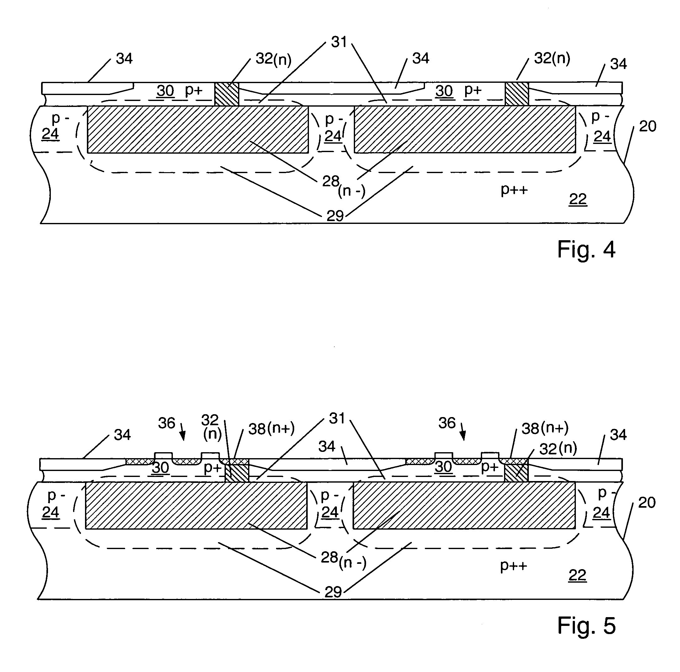 Photodiode having a buried well region