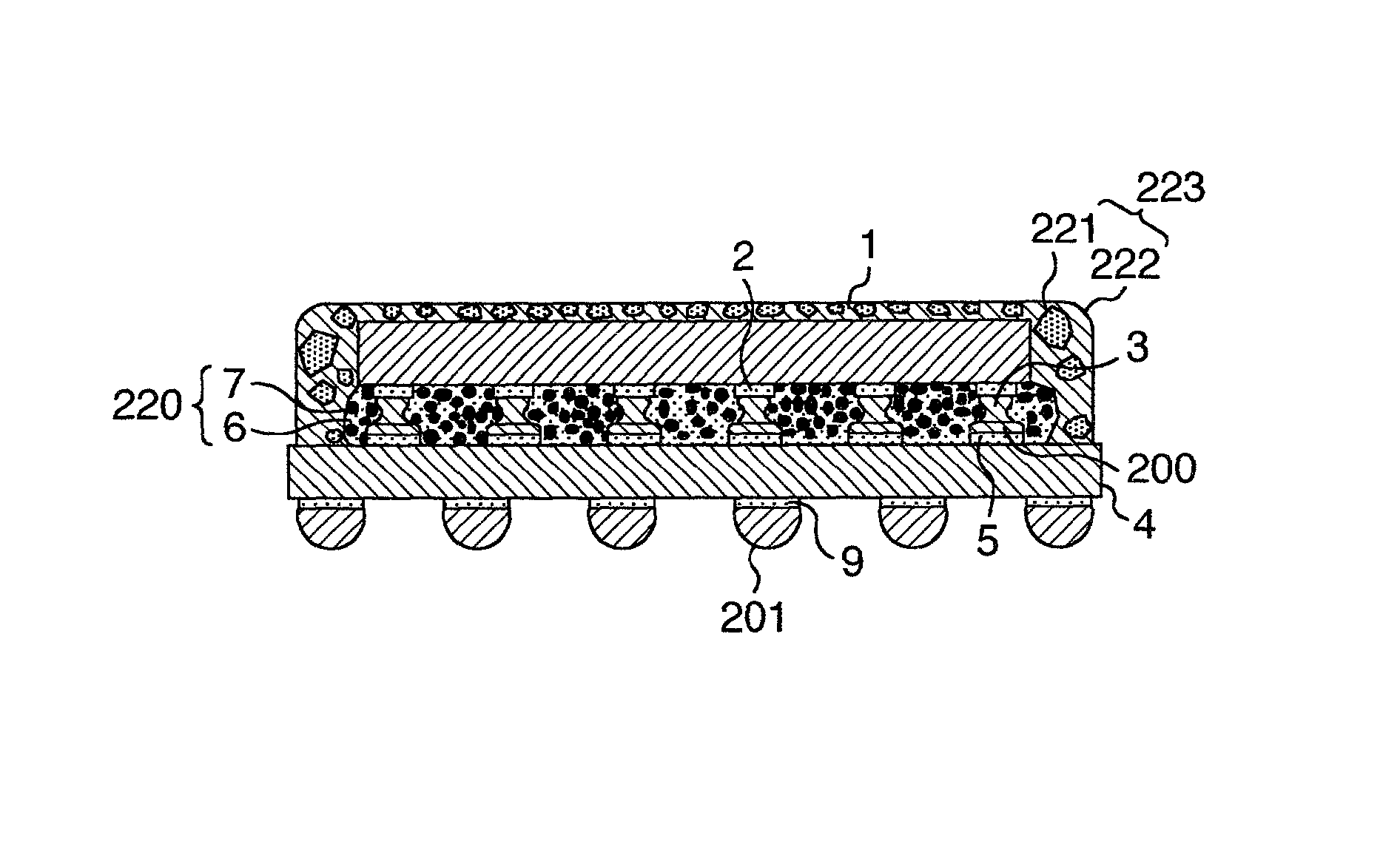 Flip chip assembly structure for semiconductor device and method of assembling therefor