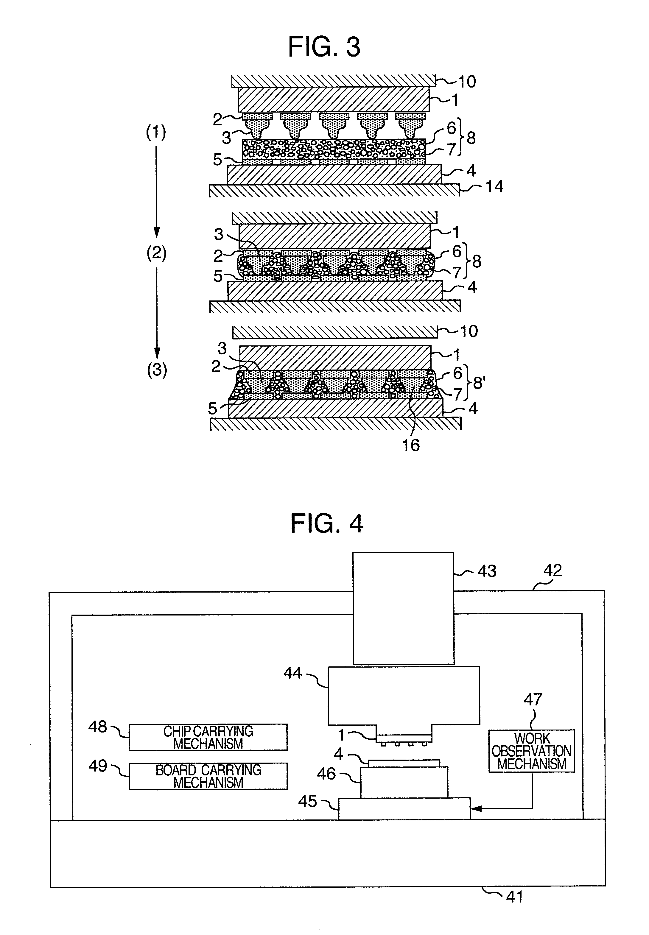 Flip chip assembly structure for semiconductor device and method of assembling therefor