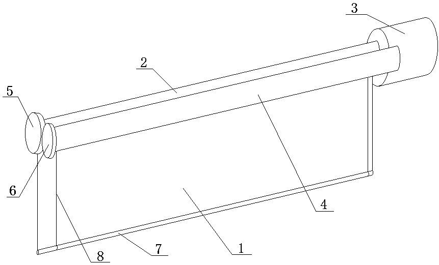 Stage curtain single-driving cooperation double-power lifting device