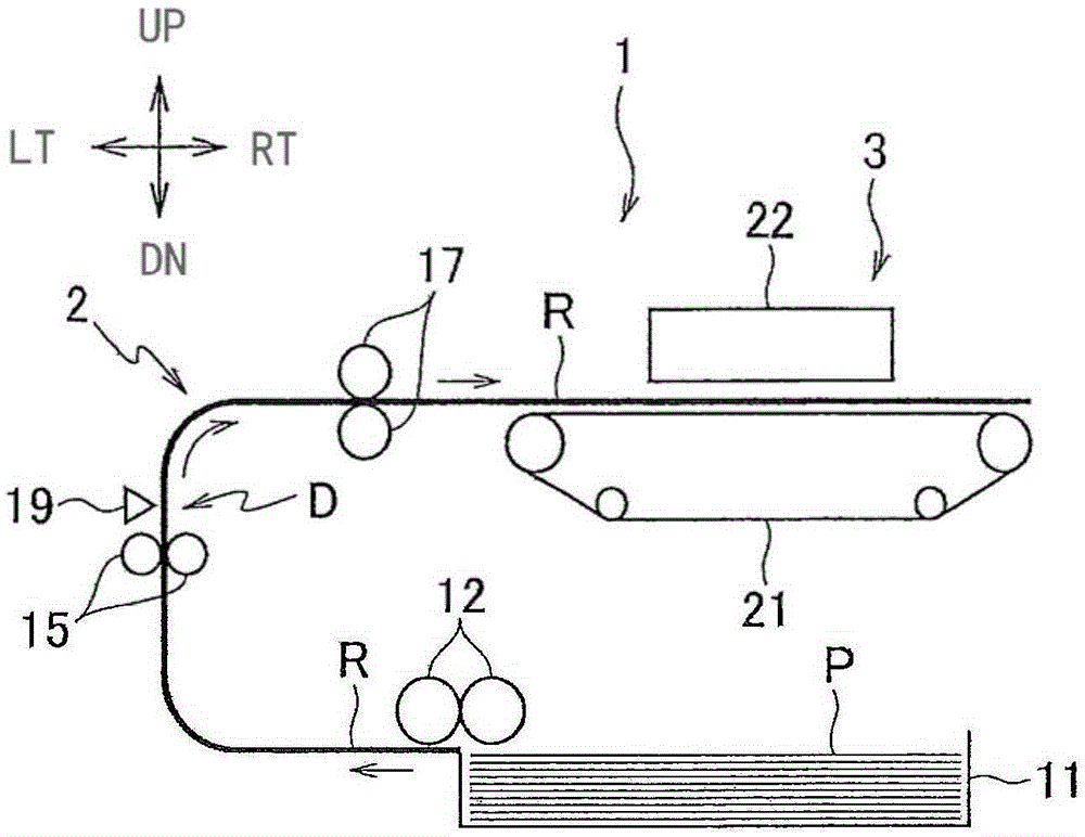 Paper feeding device