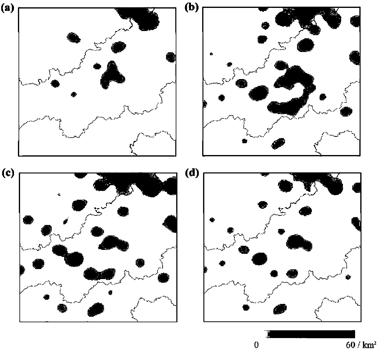 Soil heavy metal enterprise pollution source recognition method based on source-sink spatial variable inference