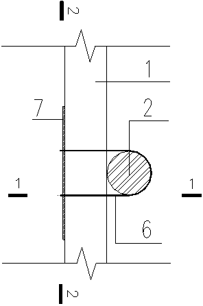 Structure and method for reinforcing ancient residential building wall column connection