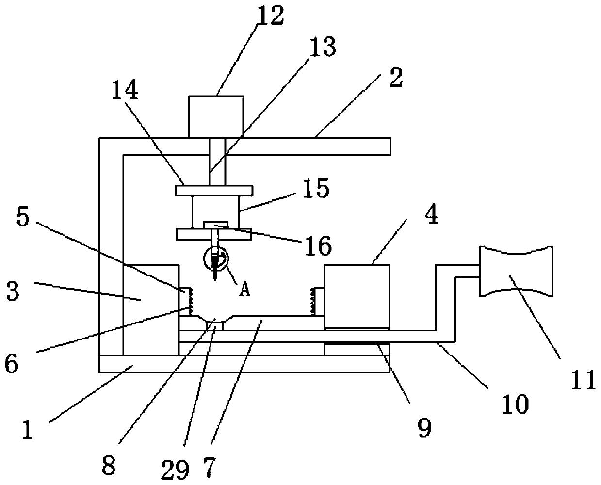 A multi-bit steel pipe drilling device