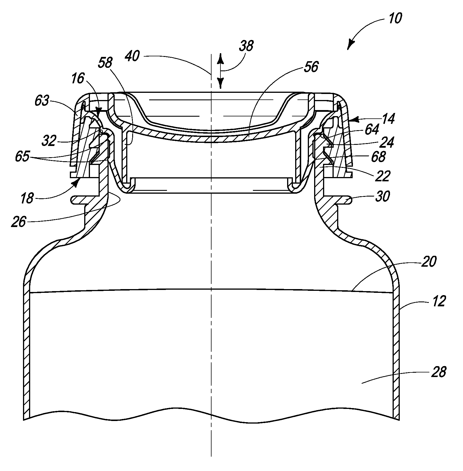 Pour Cap For Fluid Containers