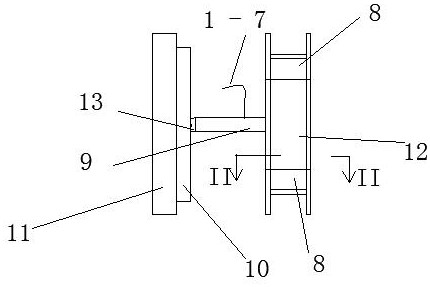 Distributed load applying device and method for tunnel lining