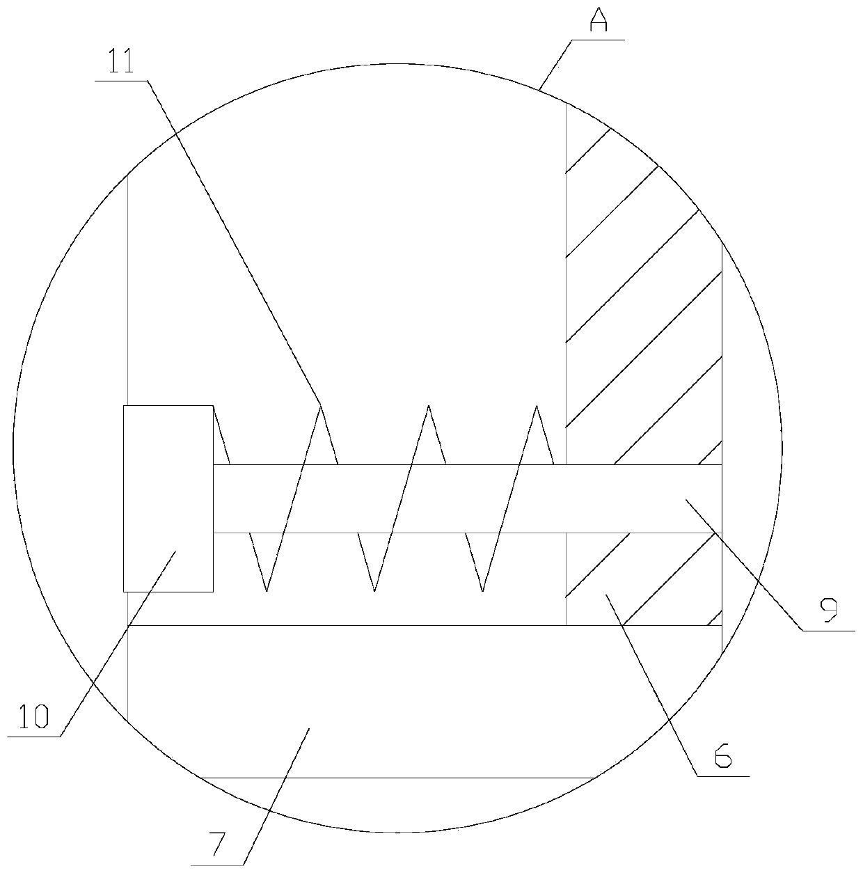 On-off device with anti-freezing function for tap water pipeline transportation