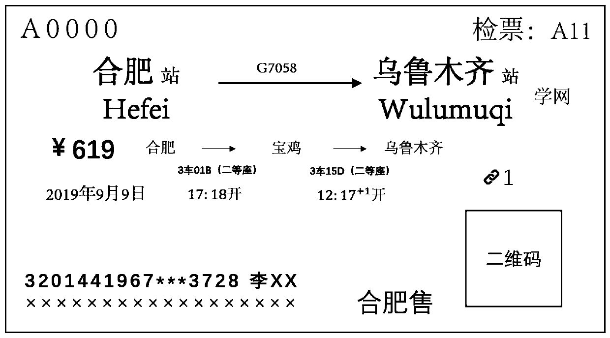 Segmented seat-associated ticket-selling method for train