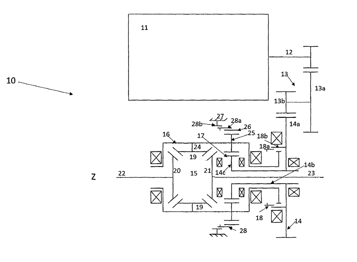 Two-speed electric drive unit