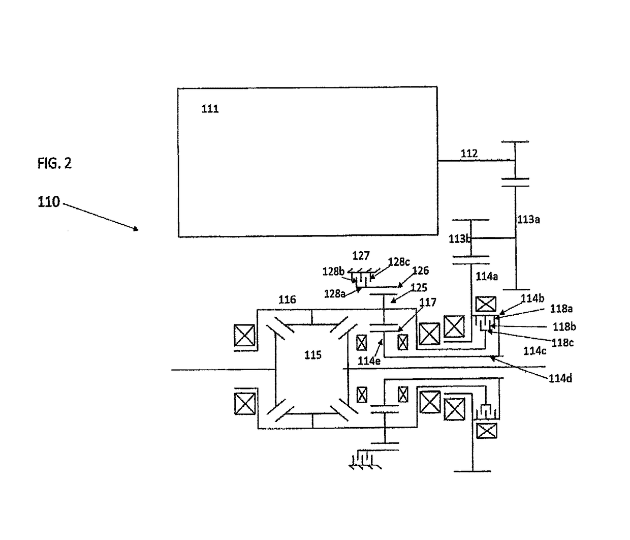 Two-speed electric drive unit