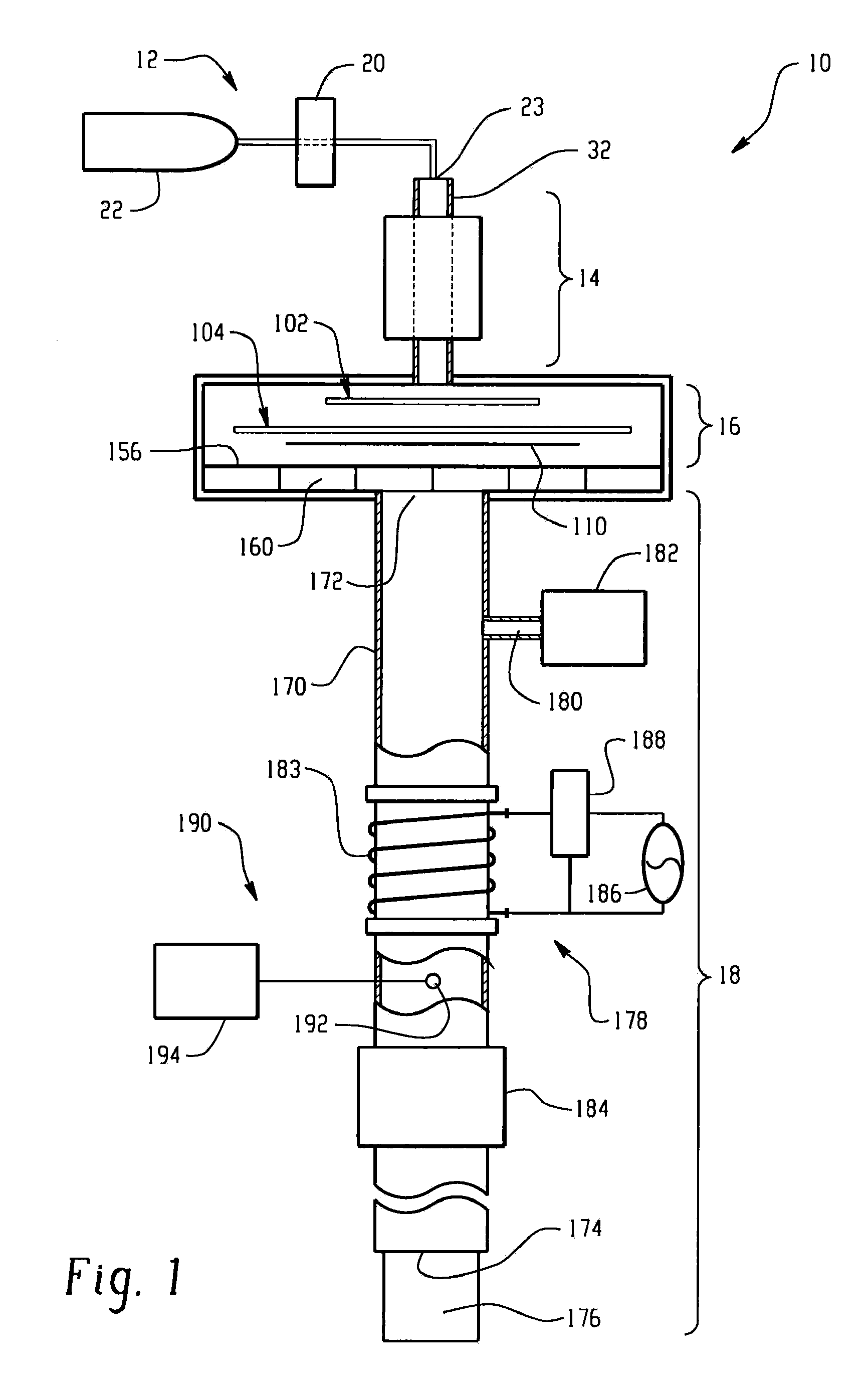 Plasma ashing apparatus and endpoint detection process