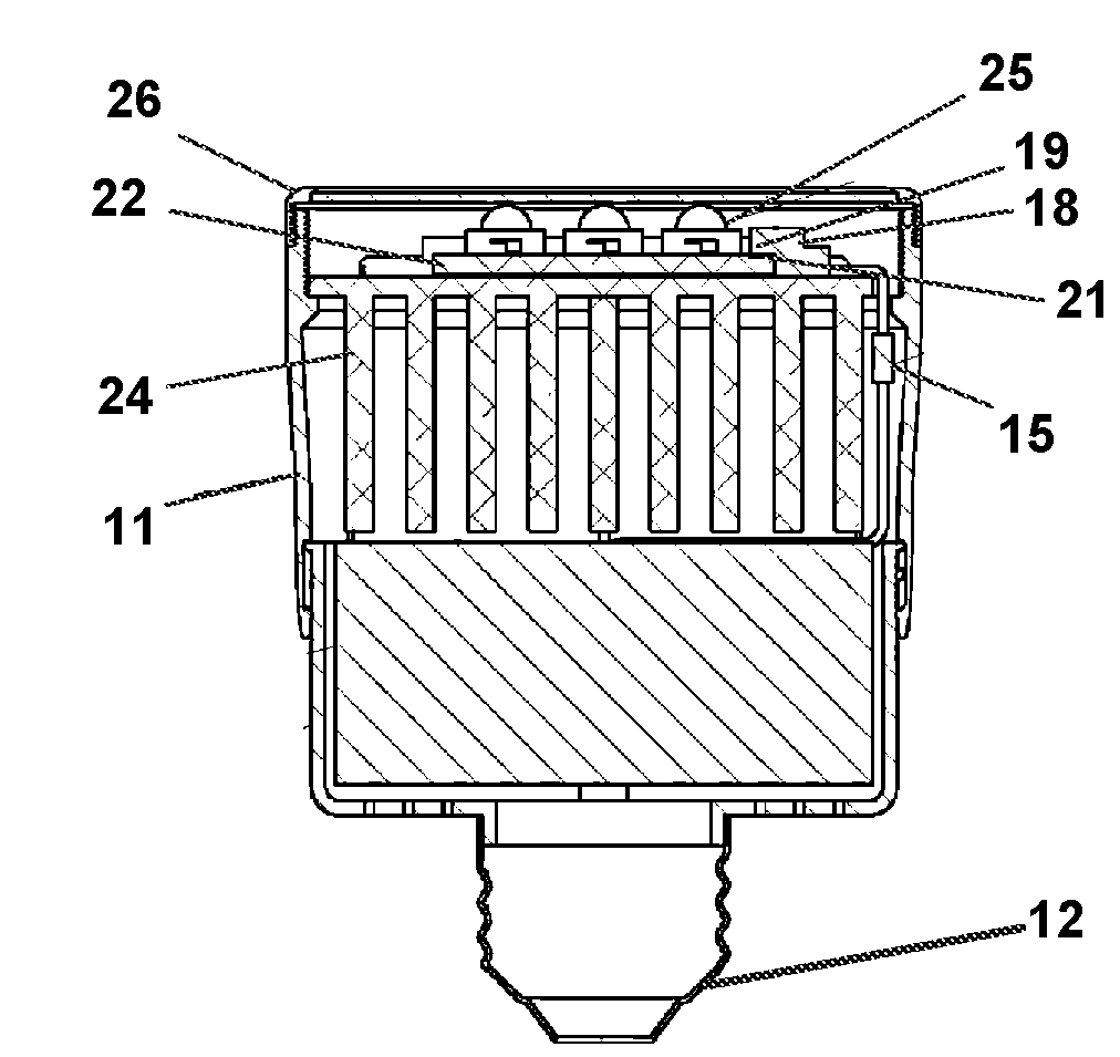 Modular LED light system and method