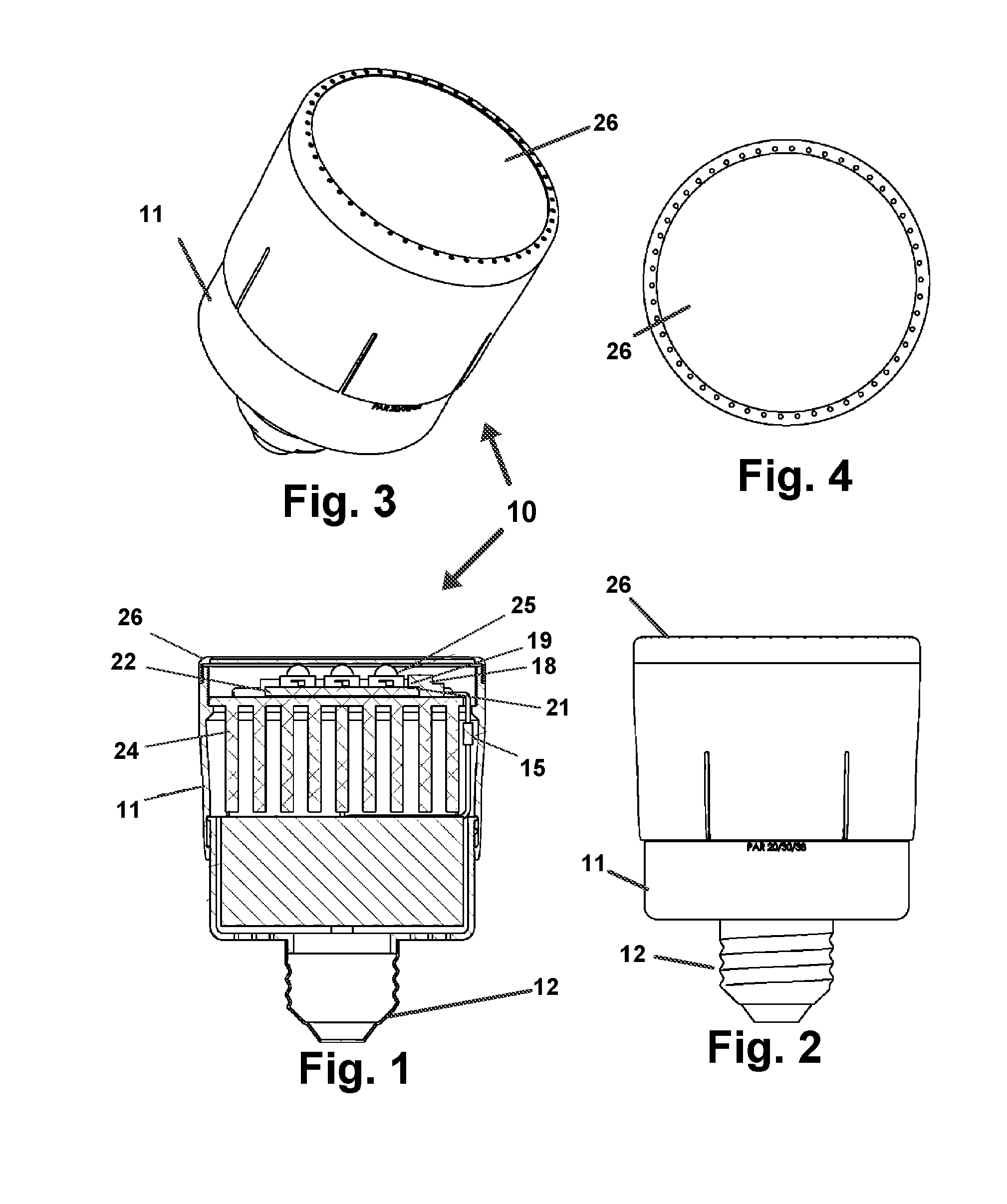 Modular LED light system and method