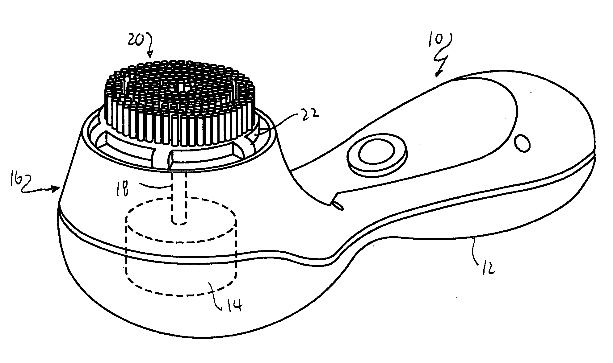 Method for enhancing the shaving process for humans using an oscillating skin brush