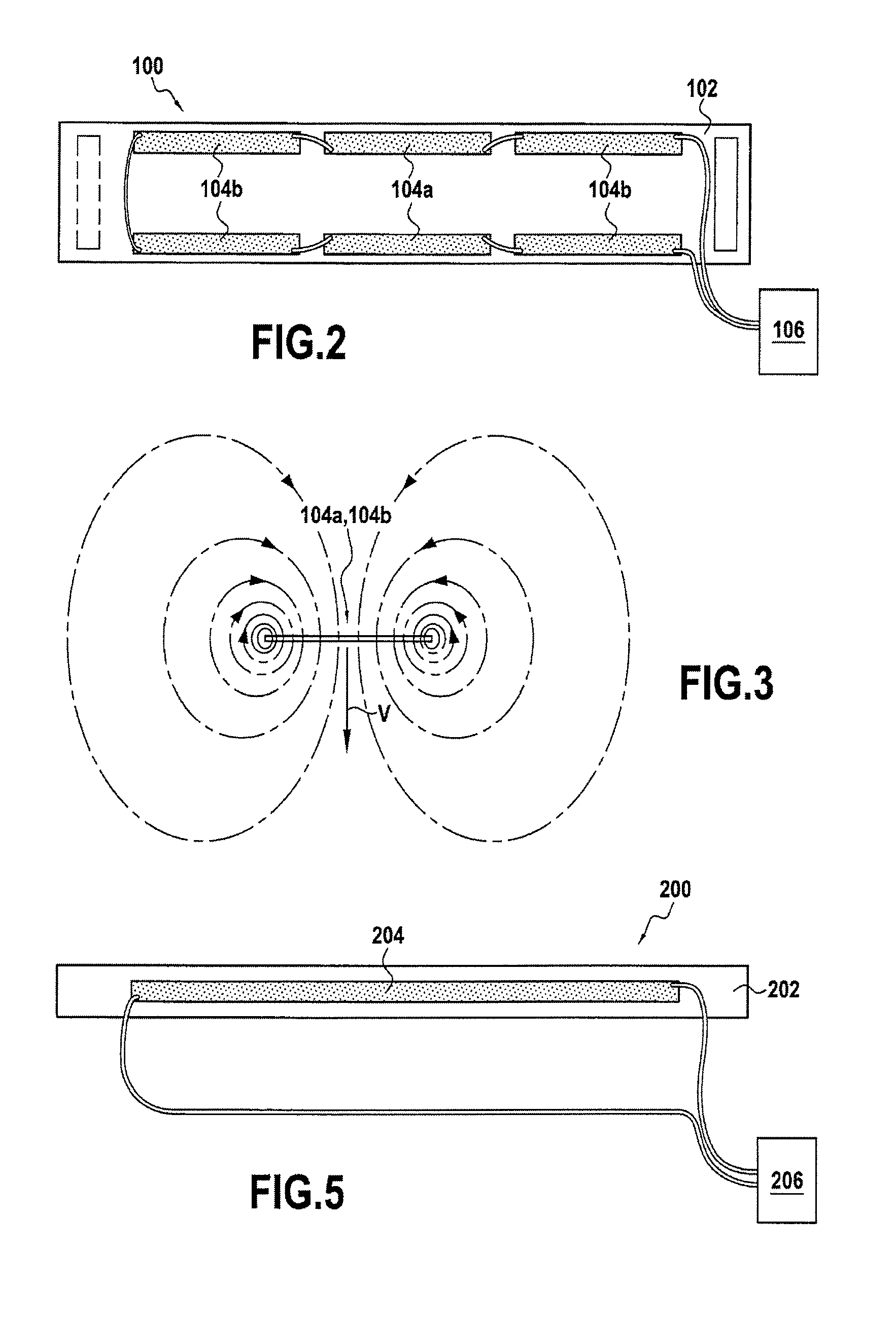 Device for emitting a magnetic field