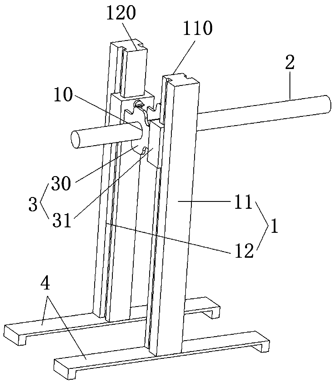 Engineering machinery accessory disassembling and assembling tool