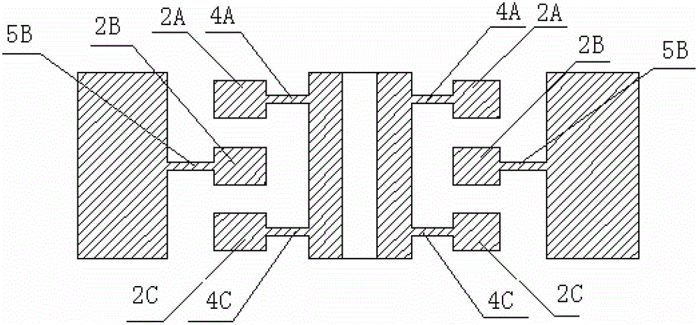 Silicon-based dynamically tuned gyroscope rotor block structure with three balance rings and machining method of silicon-based dynamically tuned gyroscope rotor block structure