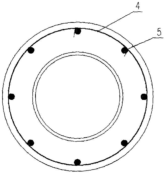 Reinforced concrete-fiber reinforce plastic (FRP) pipe confined seawater sea sand recycled concrete combination column