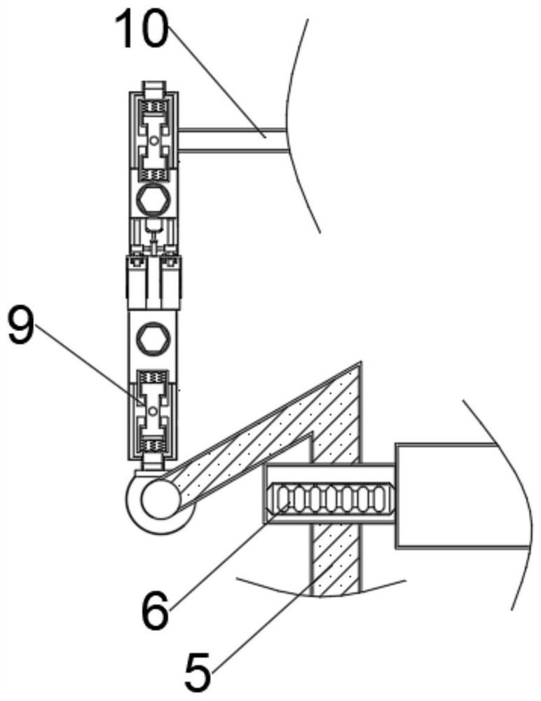 Adhesive tape winding device with function of automatically adjusting number of winding turns for express box control and adjustment