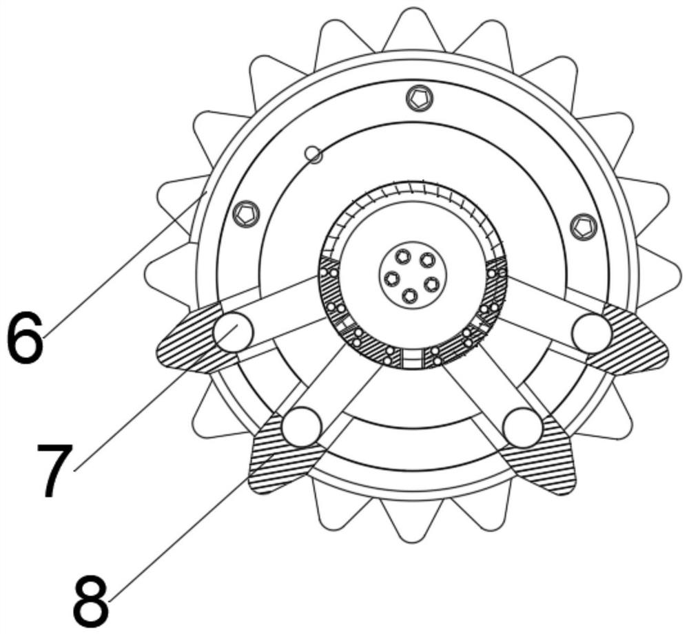 Adhesive tape winding device with function of automatically adjusting number of winding turns for express box control and adjustment