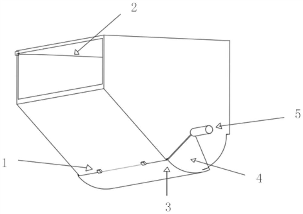 Unmanned street sweeper vehicle-mounted dustbin automatic cleaning system and method