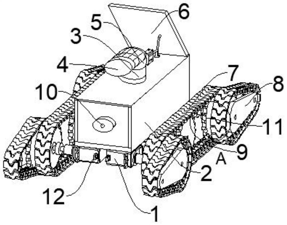 Land space planning topographic survey device