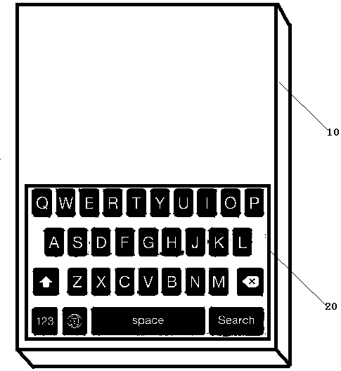 Physical keyboard input system and keyboard input method thereof