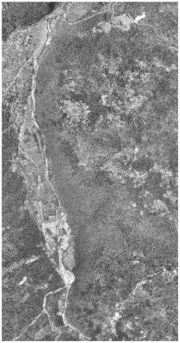 Karst slope vertical valley parameter measuring method