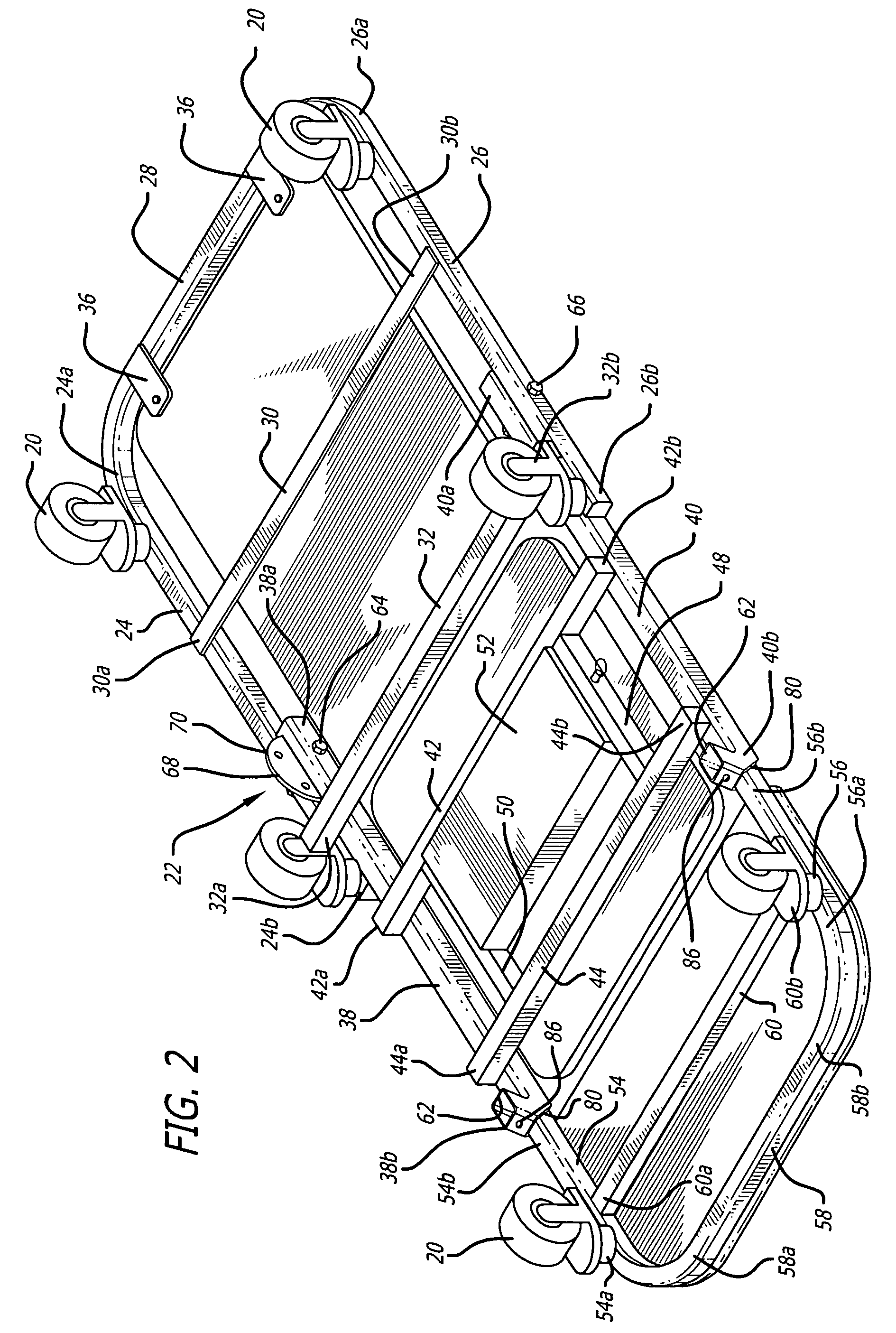 Multi-position mechanic's creeper with tool tray