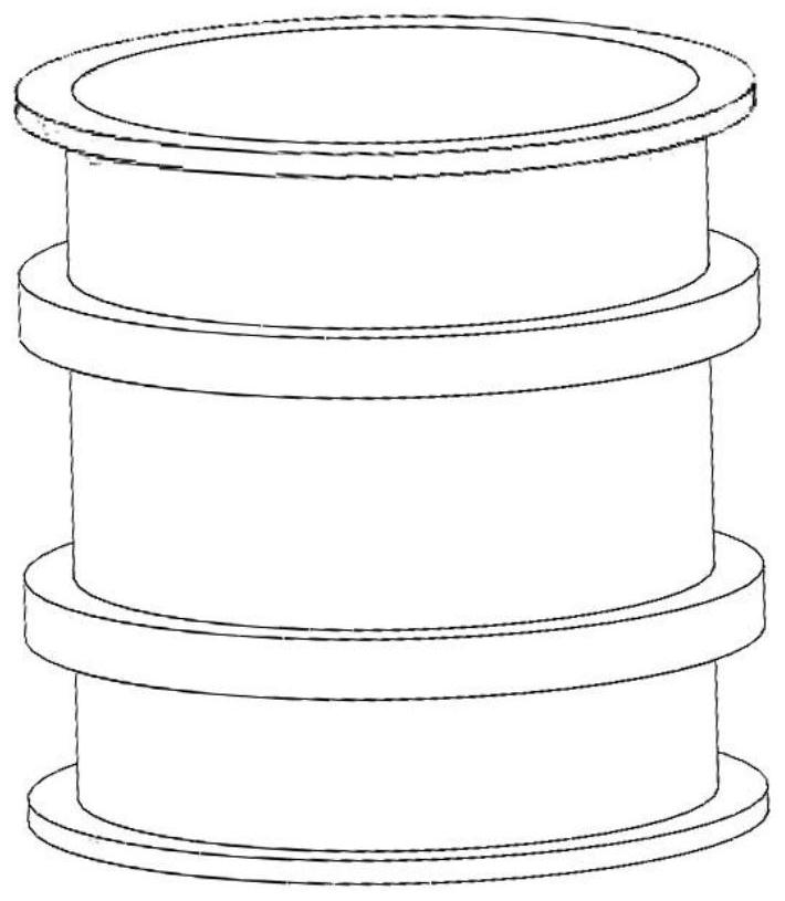 Shafting transverse vibration large force value inertia type electromagnetic active control device