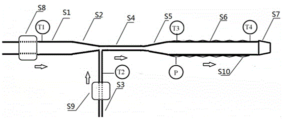 Device and method for mixed combustion of natural gas and alcohol-based fuel