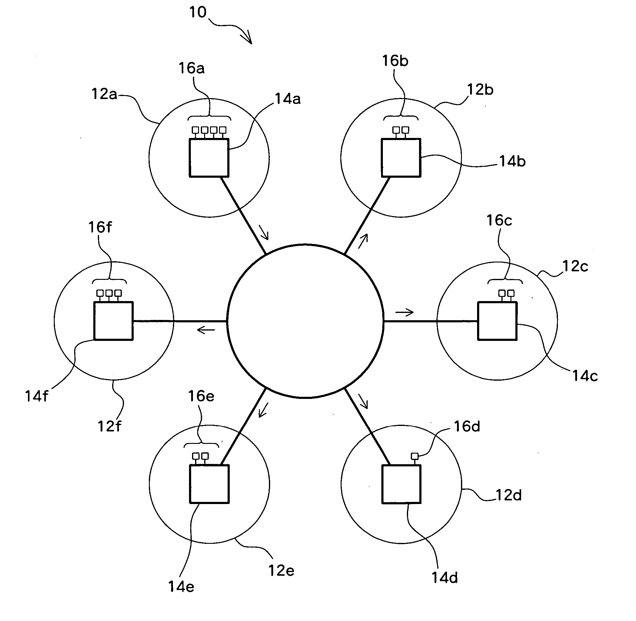 Conference terminal apparatus in electronic conference system, electronic conference system, and display image control method