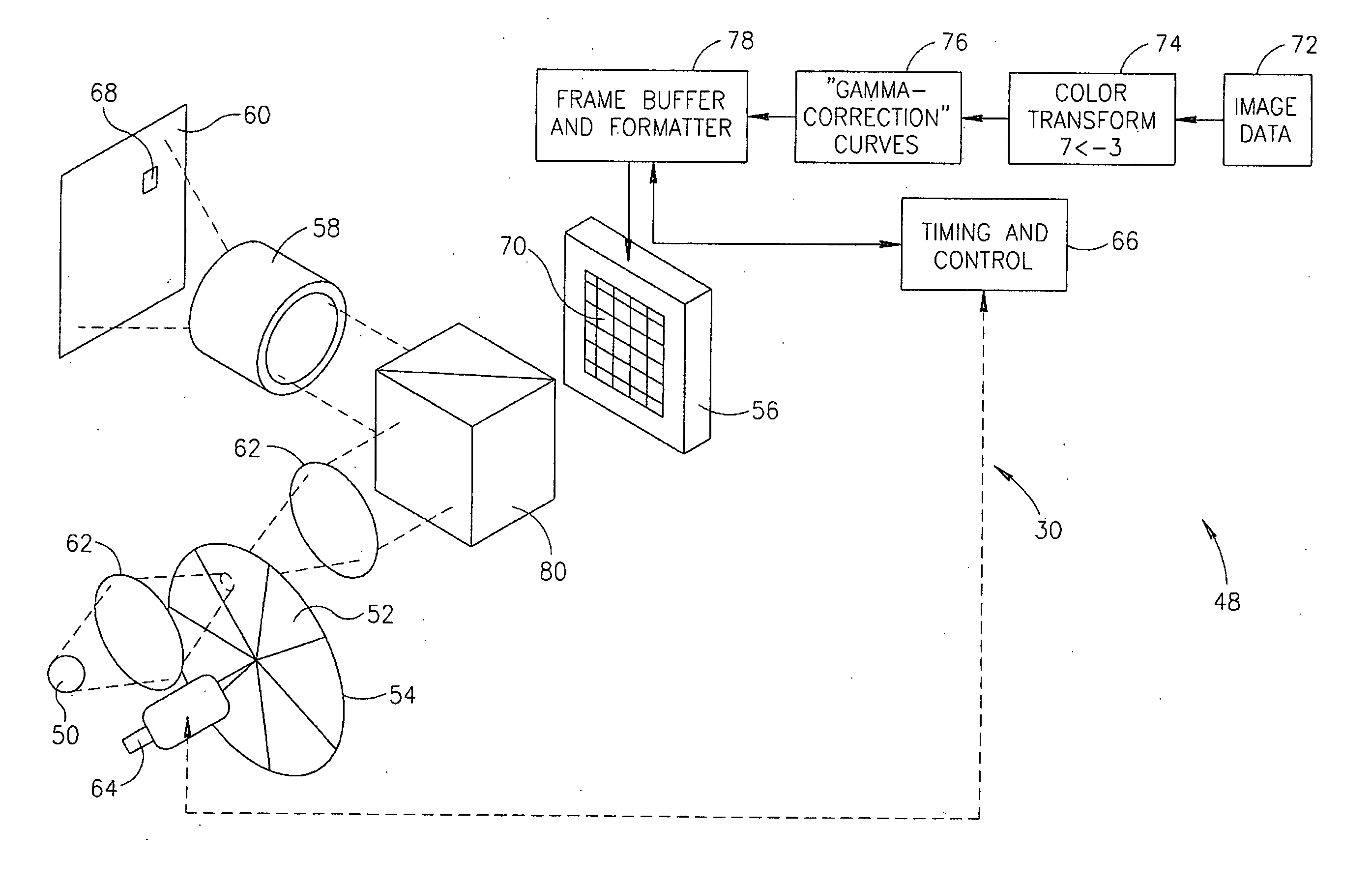 Device, system and method for electronic true color display