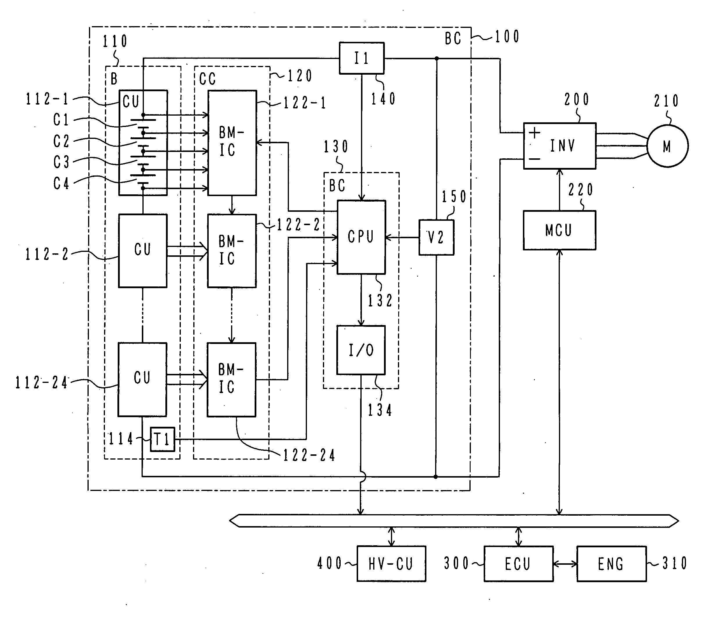 Storage battery managing apparatus and vehicle controlling apparatus providing the same