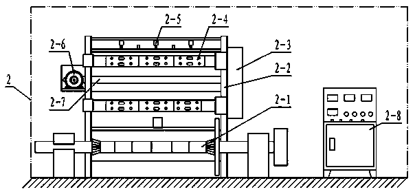 PVC membrane dividing and cutting machine