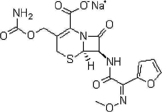 Method utilizing coupling reaction crystallization to prepare cefuroxime sodium