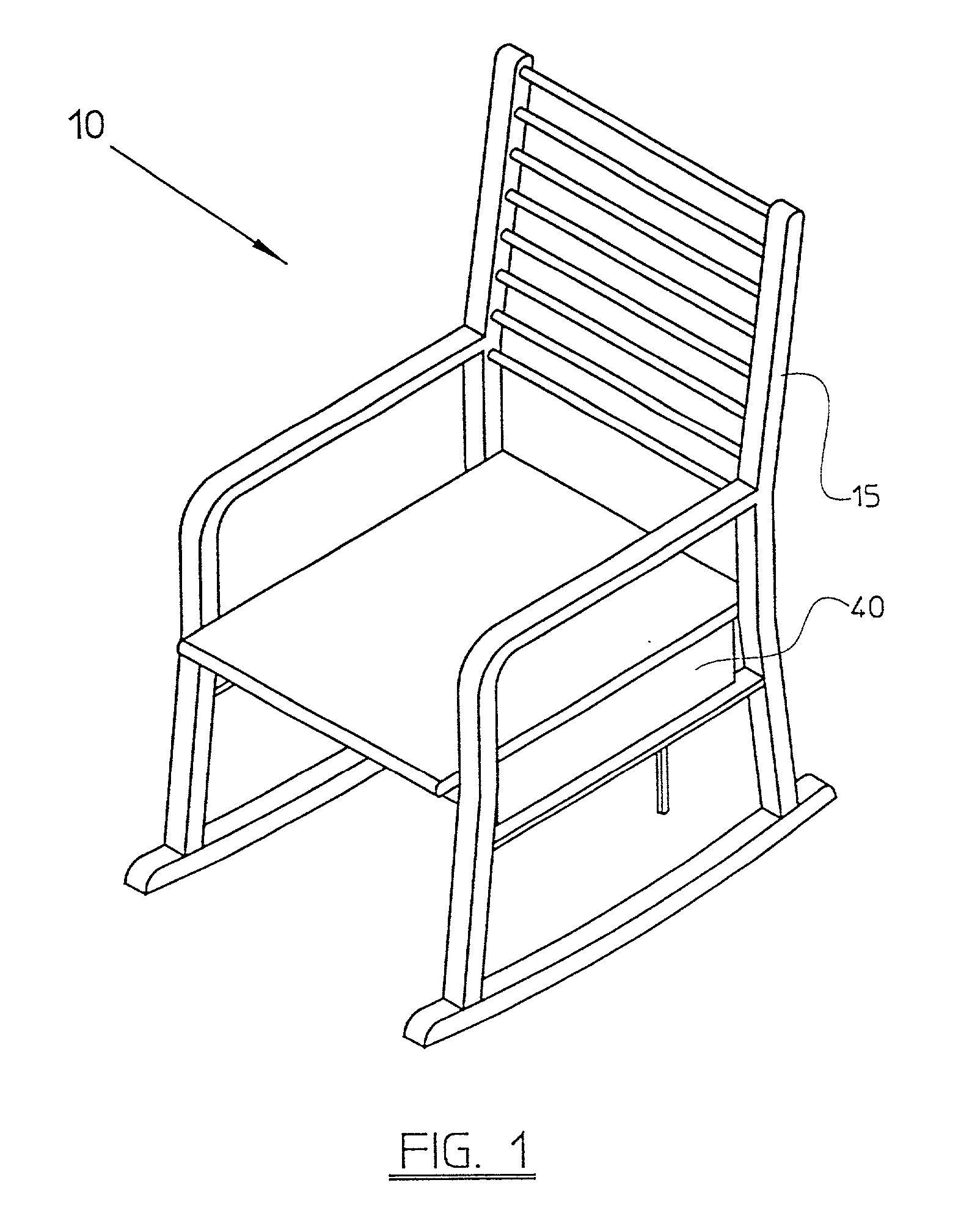 Automatic two speed musical rocking chair