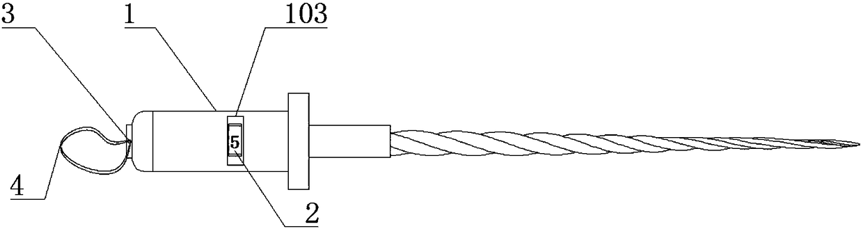 Novel countable root canal file