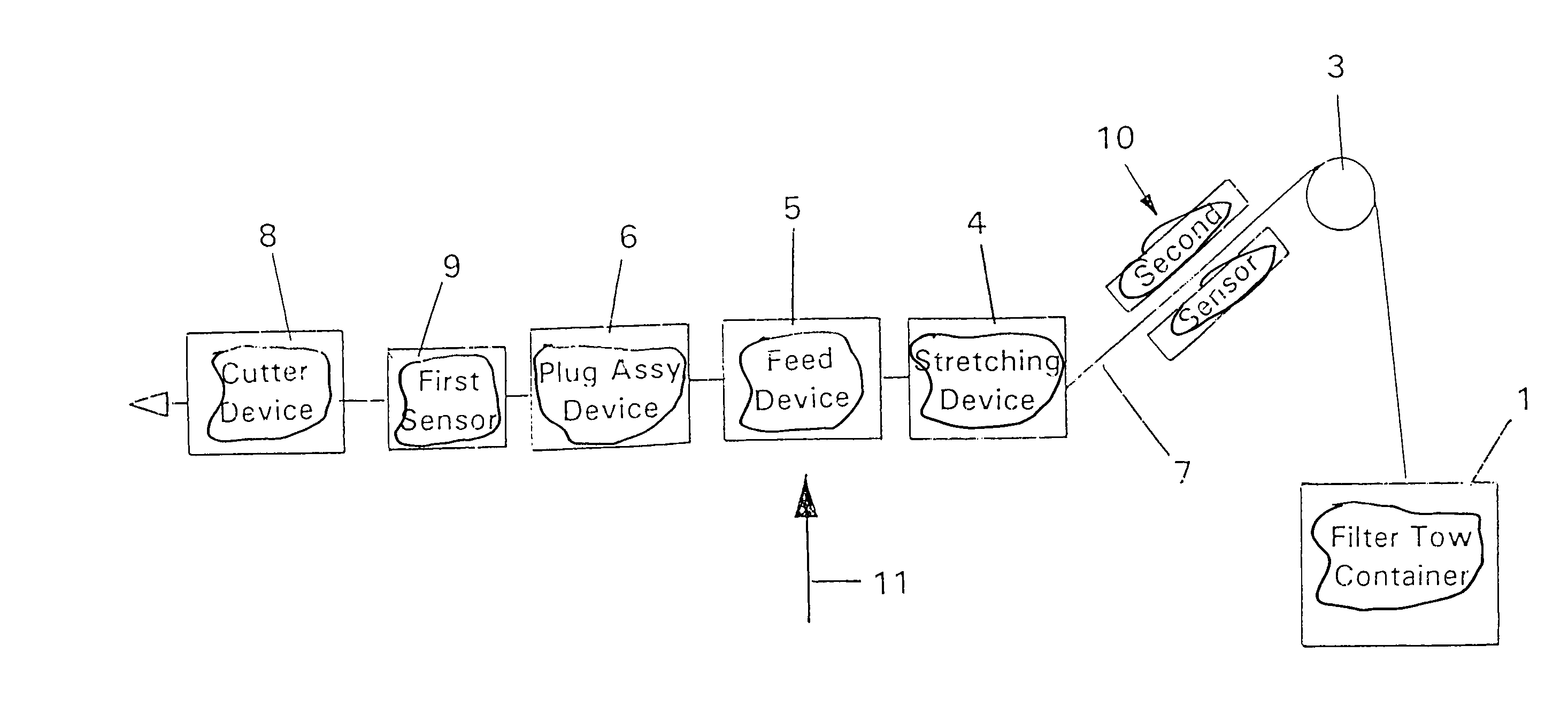 Method and apparatus for determining the triacetin content in filter plugs