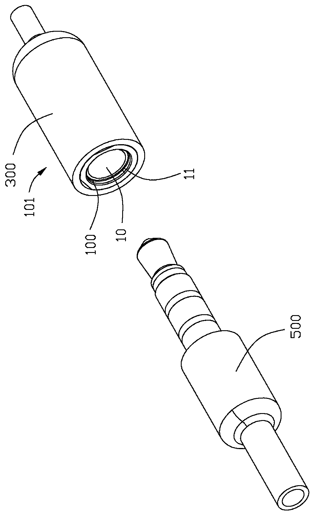 Audio connector assembly and manufacturing method thereof