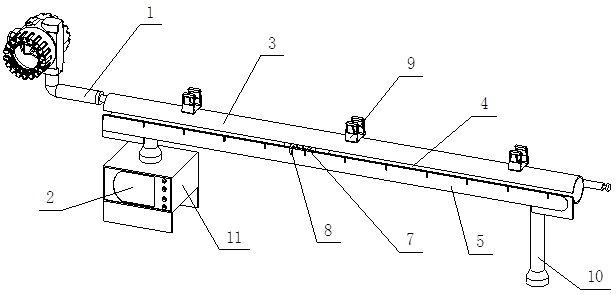 Oil level gauge calibration device